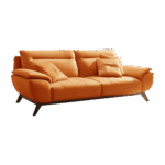 Sofa with Rolled Armrest - Image 3
